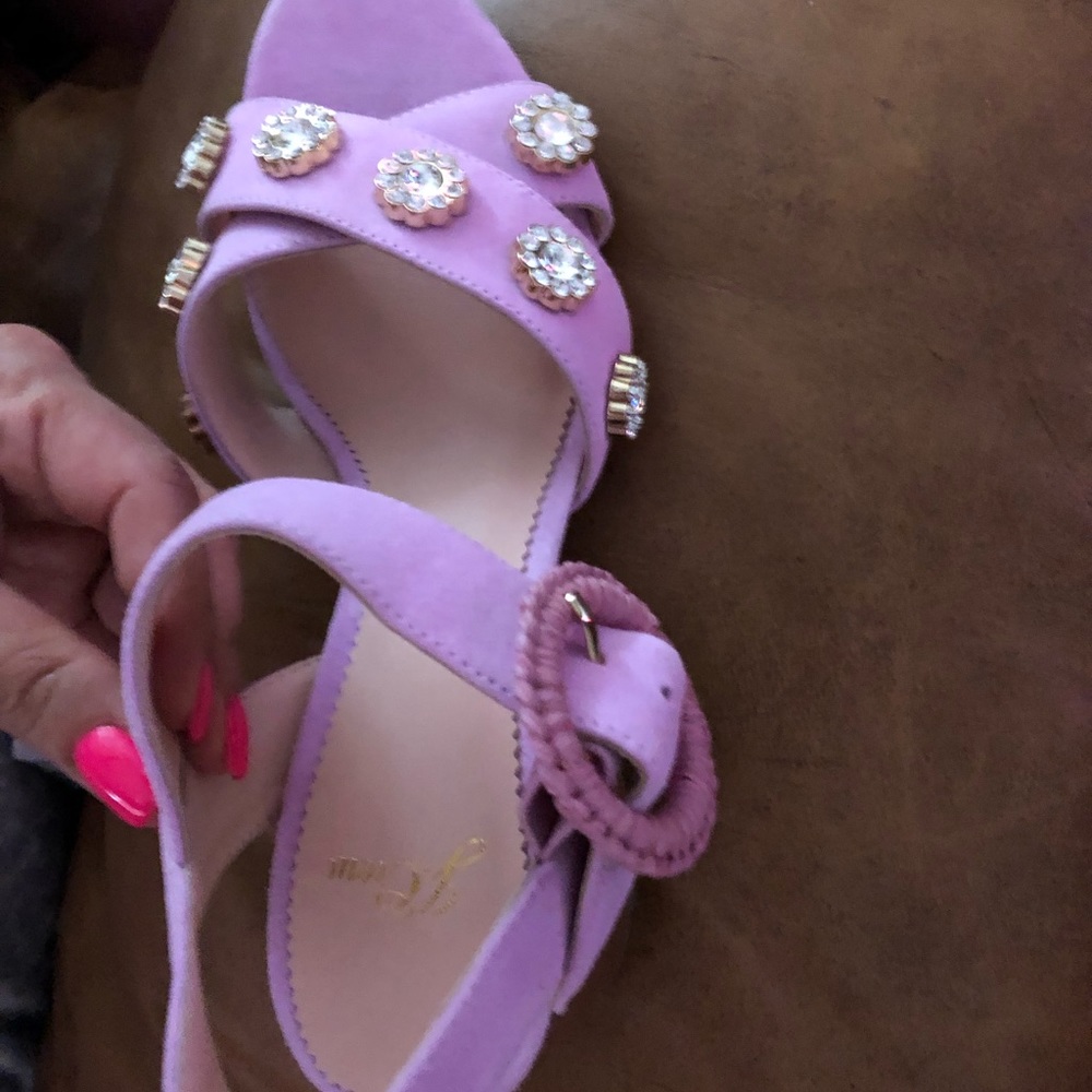 J. Crew baby pink penny’s  Sandals size 7